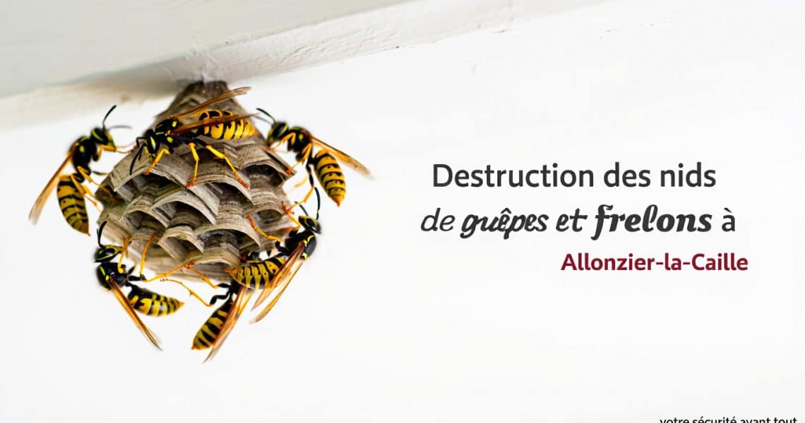 La solution efficace pour l&rsquo;&eacute;limination des nids de gu&ecirc;pes et frelons &agrave; Allonzier-la-Caille