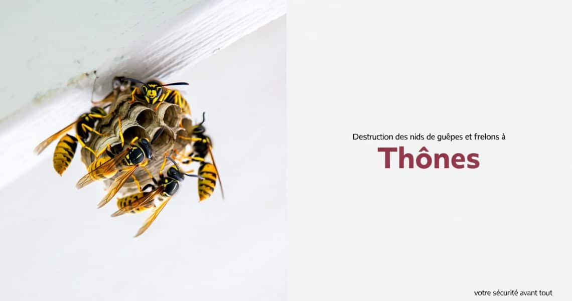Destruction des nids de guêpes et frelons à Thônes : une solution efficace avec ALLO FRELONS Destruction des nids de guêpes et frelons à Thônes : une solution efficace avec ALLO FRELONS