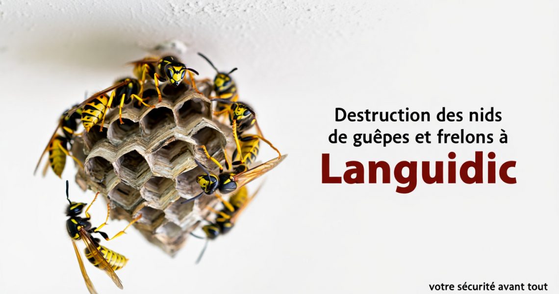 Entreprise de destruction des nids de gu&ecirc;pes et frelons &agrave; Languidic 56, ALLO FRELONS