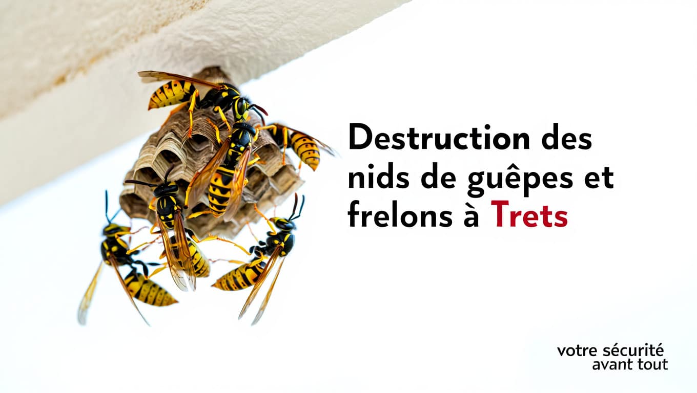 Destruction nid de guepes et frelons a trets - ALLO FRELONS 13